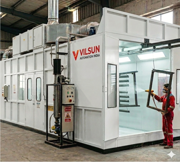Gas Fired Powder Coating